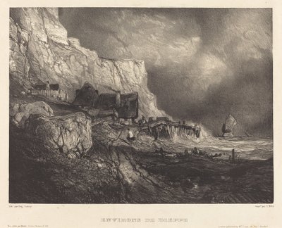Alrededores de Dieppe de Eugene Isabey