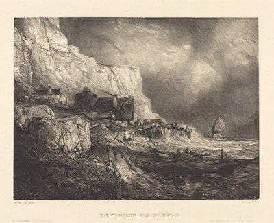 Alrededores de Dieppe de Eugene Isabey