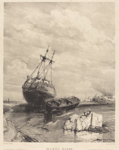 Marea baja de Eugene Isabey