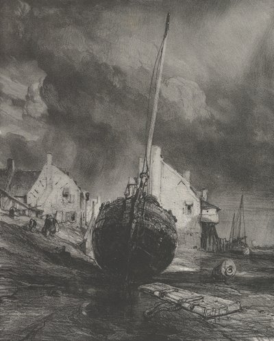 Recuerdo de Saint-Valéry-sur-Somme de Eugene Isabey