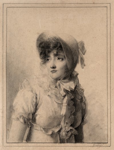 Retrato de la Condesa Starjinska, 1800s de Eugene Isabey