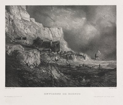 Seis marines: alrededores de Dieppe de Eugene Isabey