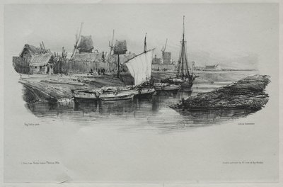 Recuerdos: Banco del canal de Eugene Isabey