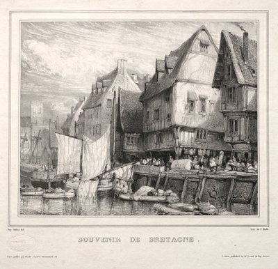 Recuerdos: Recuerdo de Bretaña, 1832 de Eugene Isabey