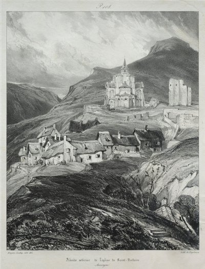 Viajes pintorescos y románticos en la antigua Francia, Auvernia..., 1831 de Eugene Isabey