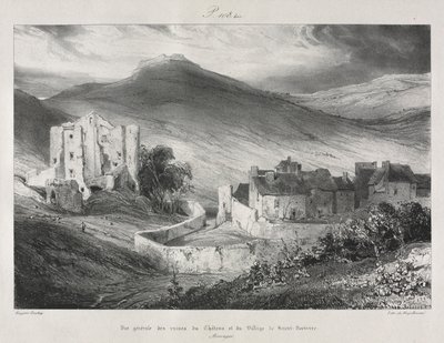 Viajes pintorescos y románticos en la antigua Francia, Auvernia, 1831 de Eugene Isabey