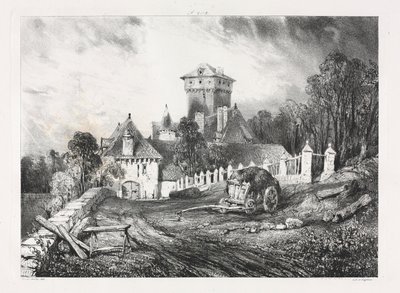 Viajes pintorescos y románticos en la antigua Francia, Auvernia..., 1832 de Eugene Isabey