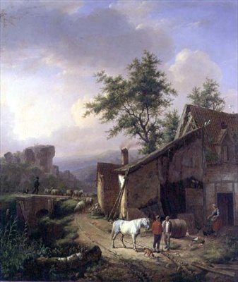De camino a casa de Eugene Joseph Verboeckhoven