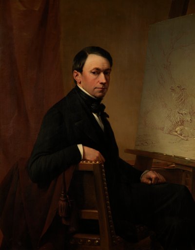 Autorretrato de Eugene Joseph Verboeckhoven