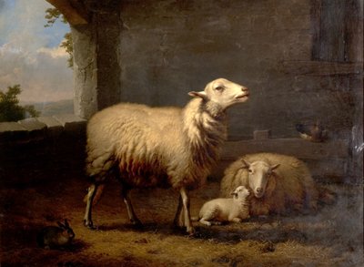 Ovejas, 1876 de Eugene Joseph Verboeckhoven