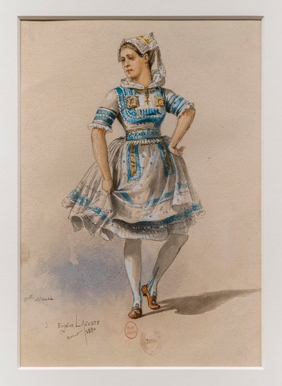 La Korrigane. Ballet de Charles-Marie Widor, modelo de vestuario de Eugene Lacoste