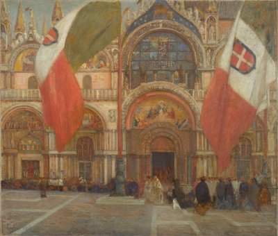 Día de Fiesta en Venecia, c.1904 de Eugene Lawrence Vail