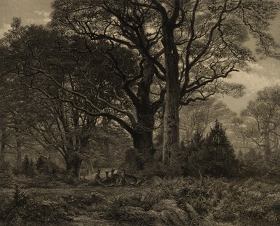 Bosque de Fontainbleau de Eugene Leroux