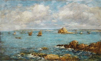 Bahía de Douarnenez de Eugene Louis Boudin