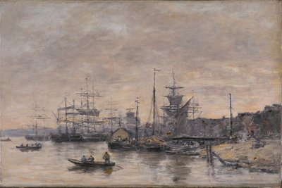Burdeos, el puerto de Eugene Louis Boudin