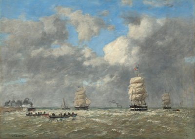 Le Havre, 1883 de Eugene Louis Boudin