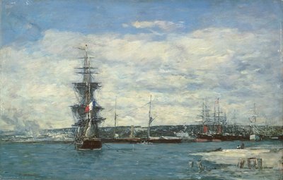 Le Havre, c.1864-66 de Eugene Louis Boudin