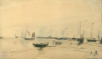 Escena marina, 1870-85 de Eugene Louis Boudin