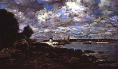 Plougastel-Daoulas de Eugene Louis Boudin