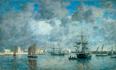 Puerto de Camaret-sur-Mer de Eugene Louis Boudin