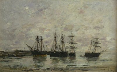 Portrieux, 1869 de Eugene Louis Boudin