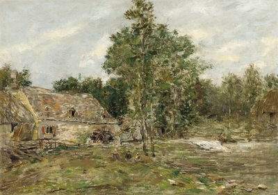 Saint-Cenery, el Molino, c.1890-92 de Eugene Louis Boudin