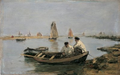 El estuario, mediados del siglo XIX de Eugene Louis Boudin