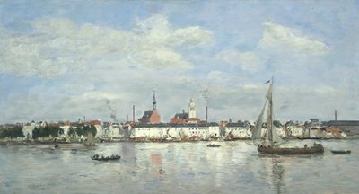 El Muelle en Amberes de Eugene Louis Boudin