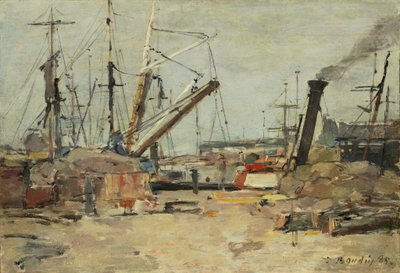 Los arrastreros, 1885 de Eugene Louis Boudin