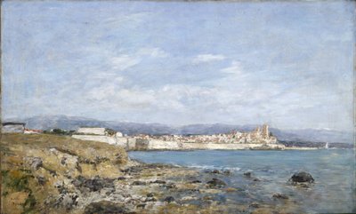Vista de Antibes de Eugene Louis Boudin