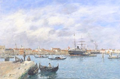 Vista de Venecia, 1895 de Eugene Louis Boudin