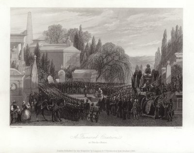 Una oración fúnebre en Père Lachaise de Eugene Louis Lami