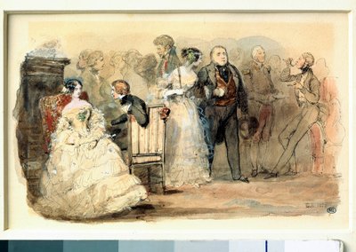 Una recepción bajo Luis Felipe de Eugene Louis Lami