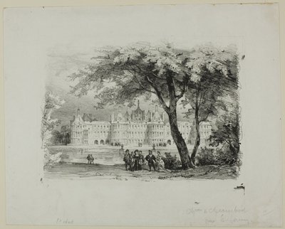 Castillo de Chambord de Eugene Louis Lami