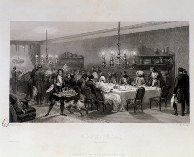 Cena en la mesa d