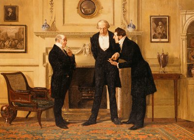 Figuras en un interior de Eugene Louis Lami