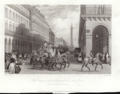 La Entrada de un Embajador en París de Eugene Louis Lami