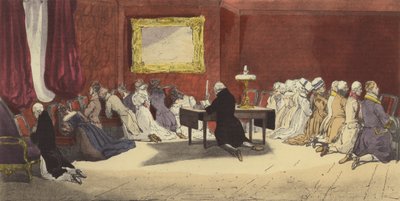 Oración de la tarde de Eugene Louis after Lami
