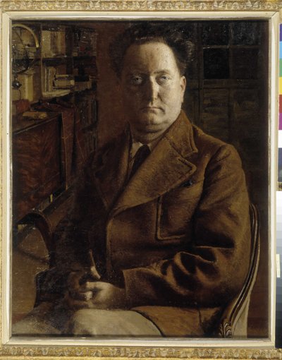 Retrato del escritor Jean Giono (1895-1970) de Eugene Martel