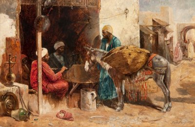 Un bazar oriental de Eugene Pavy