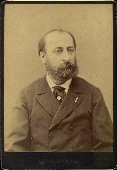 Camille Saint-Saëns, compositor, director, organista y pianista francés de Eugene Pirou