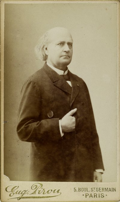 Retrato de Leconte de Lisle 1818-1894, c. 1870 de Eugene Pirou