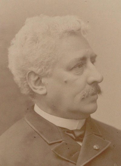 Retrato del compositor Olivier Métra 1830-1889, 1870s de Eugene Pirou
