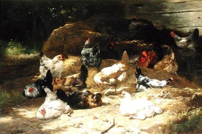 Gallinas de Eugene Remy Maes