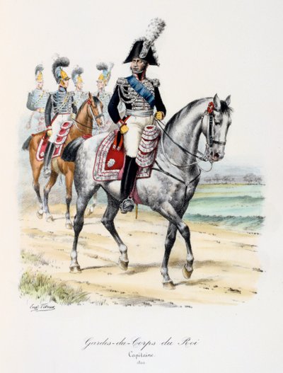 Gardes-du-Corps de Roi, Capitán, 1820 de Eugene Titeux