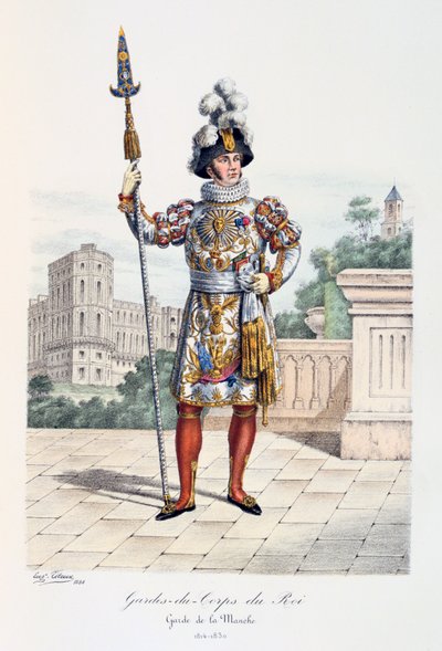 Gardes-du-Corps de Roi, Garde de la Manche, 1814-30 de Eugene Titeux