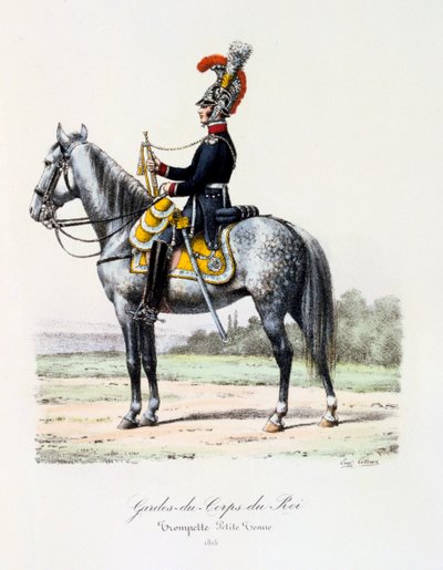 Gardes-du-Corps de Roi, Trompetista petite tenue de Eugene Titeux