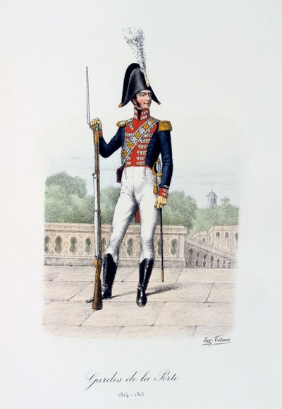 Guardias de la Puerta, 1814-15 de Eugene Titeux