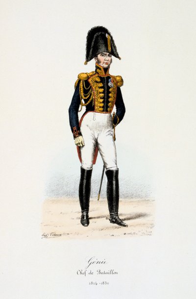 Génie, Jefe de Batallón, 1814-30 de Eugene Titeux