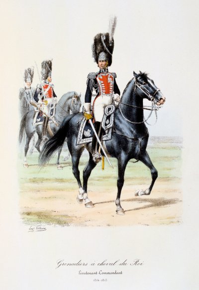 Granaderos a Caballo del Rey, Teniente-Comandante, 1814-15 de Eugene Titeux